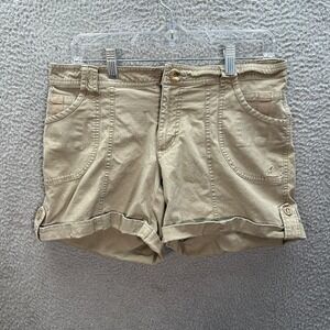 Nike Shorts Womens 8 Tan Khaki Ripstop ACG All Conditions Gear Outdoors Hiking